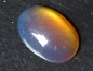 Preview: Blauer Bernstein 4,17 Ct. - 20,5 mm Oval Cabochon Indonesien