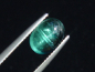 Preview: Indigolith Turmalin Katzenauge 2,40 Ct. Oval Cabochon Brasilien