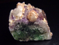 Preview: Fluorite specimen 59 mm bicolor green and purple - Wölsendorf, Germany