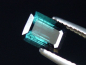 Preview: Indigolith / blauer Turmalin 1,05 Ct. Oktagon 6,5 x 5 mm Brasilien