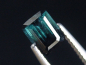 Preview: Indigolith / blauer Turmalin 1,05 Ct. Oktagon 6,5 x 5 mm Brasilien