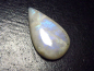 Preview: Regenbogenmondstein 21,90 Ct. Tropfen Cabochon 29 x 17 mm