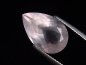 Preview: Rosenquarz 6,64 Ct. helles Rosa 16 x 10 mm Tropfen