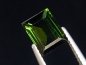 Preview: Verdelite / Green Tourmaline 1,54 Ct. baguette 7,5 x 6 mm Brazil