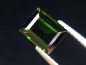 Preview: Verdelite / Green Tourmaline 1,54 Ct. baguette 7,5 x 6 mm Brazil