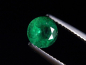 Preview: Smaragd 0,93 Ct. Spitzenfarbe 6 mm Rund Kolumbien