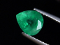 Preview: Smaragd 1,54 Ct. feines Grün 7,5 x 6,5 mm Tropfen Kolumbien