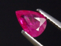 Preview: Rubin 0,75 Ct. Tropfen 7 x 5 mm Tansania