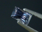 Preview: Saphir stahlblau 0,40 Ct. Naturfarbe Baguette Tansania