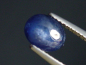 Preview: Blauer Saphir 1,57 Ct. Oval Cabochon 8 x 6 mm Sri Lanka