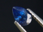 Preview: Blauer Saphir 0,80 Ct. Tropfen 6 x 4 mm Sri Lanka
