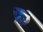 Preview: Blauer Saphir 0,80 Ct. Tropfen 6 x 4 mm Sri Lanka