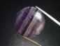 Preview: Fluorit 33,47 Ct. violett gebändert Rund Cabochon