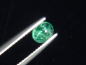 Preview: Emerald cat's eye 0,66 Ct. oval cabochon Colombia
