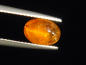 Preview: Spessartit Granat Katzenauge 2,43 Ct. Oval Cabochon Tansania