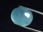 Preview: Aquamarin 7,05 Ct. 12 x 10 mm Oval Cabochon