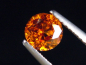 Preview: Spessartit Granat 1,05 Ct. leuchtend orange 6 mm Rund Tansania