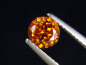 Preview: Spessartit Granat 1,01 Ct. leuchtend orange 5,5 mm Rund Tansania