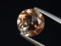 Preview: Topas 2,60 Ct. hellbraun Naturfarbe 8 mm Rund