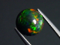 Preview: Black Opal 3,00 Ct. treated - round cabochon