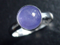 Preview: Tansanit Ring 2,30 Ct. runder Cabochon 925 massiv Silber - Größe offen anpassbar