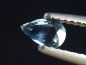 Preview: Saphir stahlblau 0,40 Ct. Naturfarbe Tropfen Tansania