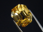 Preview: Citrin 14,43 Ct. Präzisionsschliff Oktagon 15,5 x 13 mm Brasilien