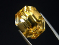Preview: Citrin 14,43 Ct. Präzisionsschliff Oktagon 15,5 x 13 mm Brasilien