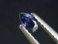 Preview: Benitoite 0,21 Ct. pear faceted - San Benito Co., California, USA