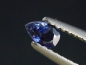 Preview: Benitoite 0,21 Ct. pear faceted - San Benito Co., California, USA