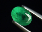 Preview: Emerald 0,74 Ct. fine green oval Colombia