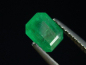Preview: Smaragd 1,12 Ct. feines Grün 6,5 x 5 mm Oktagon Kolumbien