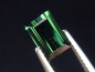 Preview: Verdelith / grüner Turmalin 1,47 Ct. Baguette 7,5 x 5 mm Brasilien