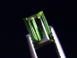 Preview: Verdelith / grüner Turmalin 1,00 Ct. Baguette 7 x 4,5 mm Brasilien