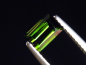 Preview: Verdelith / grüner Turmalin 0,69 Ct. Baguette 6 x 3,5 mm Brasilien