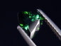 Preview: Verdelith / grüner Turmalin 0,77 Ct. Trillion 6,5 x 6 mm Brasilien