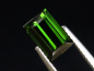 Preview: Verdelith / grüner Turmalin 1,81 Ct. Baguette 8,5 x 5,5 mm Brasilien
