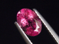 Preview: Rubellit / roter Turmalin 1,16 Ct. Oval 8 x 5,5 mm Brasilien