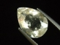 Preview: Wüstenglas 3,28 Ct. facettiert Tropfen - selten