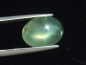 Preview: Prehnite cat's eye 6,87 Ct. - oval cabochon Australia