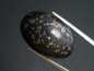 Preview: Pyrit in Schiefer 43,50 Ct. Cabochon geschliffen - Thüringen, D