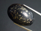 Preview: Pyrit in Schiefer 43,50 Ct. Cabochon geschliffen - Thüringen, D