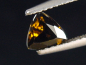 Preview: Dravit / brauner Turmalin 0,75 Ct. Trillion 6 x 5,5 mm Brasilien
