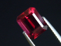 Preview: Rhodolit Granat 3,07 Ct. feines Rotviolett 9 x 7 mm Oktagon