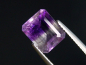 Preview: Amethyst with clear Quartz 2,80 Ct. bicolor octagon