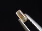Preview: Kassiterite 0,14 Ct. 4 mm baguette faceted - Böhmen, Czech Rep.