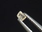 Preview: Kassiterite 0,18 Ct. 3 mm trapezoid faceted - Böhmen, Czech Rep.