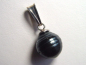 Preview: Tahitian pearl pendant - genuine 11 mm black pearl in 925 Silver