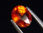 Preview: Spessartit Granat 1,62 Ct. leuchtend orange 7 x 5,5 mm Oval Tansania