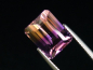 Preview: Ametrin 7,25 Ct. seltene Naturfarbe 12 x 10 mm Oktagon
